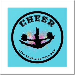 Cheer Circle Live Your Life Full Out Posters and Art